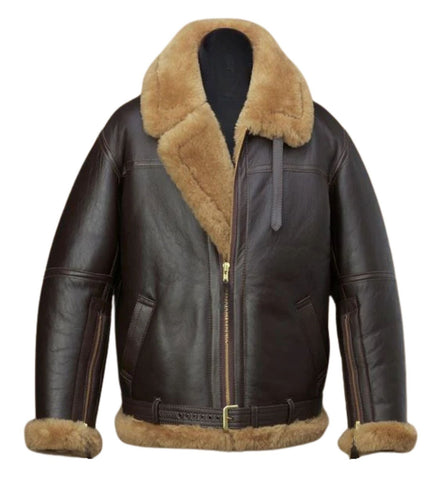 Men's Aviator Leather Jacket