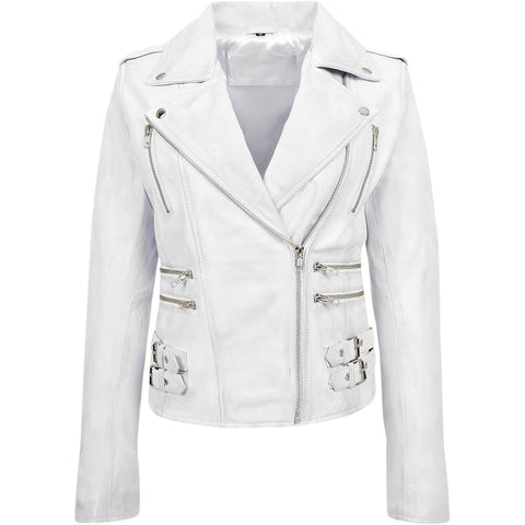 Women's Moto Leather Jacket