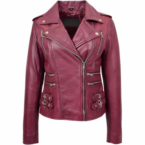 Women's Moto Leather Jacket