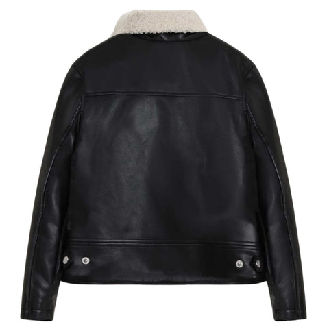 Men's Classic Faux Leather Jacket