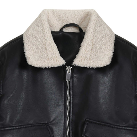 Men's Classic Faux Leather Jacket