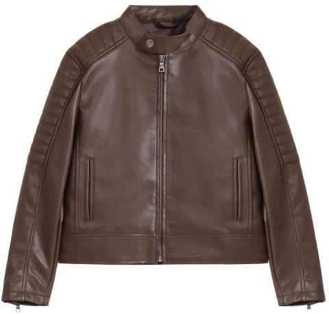 Men's Classic Biker Leather Jacket