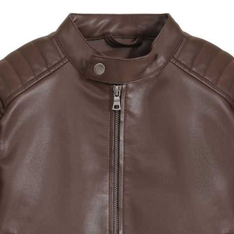 Men's Classic Biker Leather Jacket