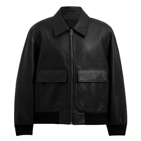 Men's Noir Classic Leather Jacket